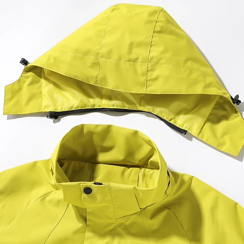 Veste randonnée imperméable à capuche coupe-vent outdoor | Esprit Baroudeur