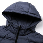 Doudoune en duvet légère à capuche hiver outdoor | Esprit Baroudeur