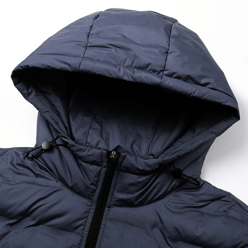 Doudoune en duvet légère à capuche hiver outdoor | Esprit Baroudeur