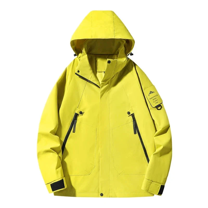 Veste randonnée imperméable à capuche coupe-vent outdoor | Esprit Baroudeur