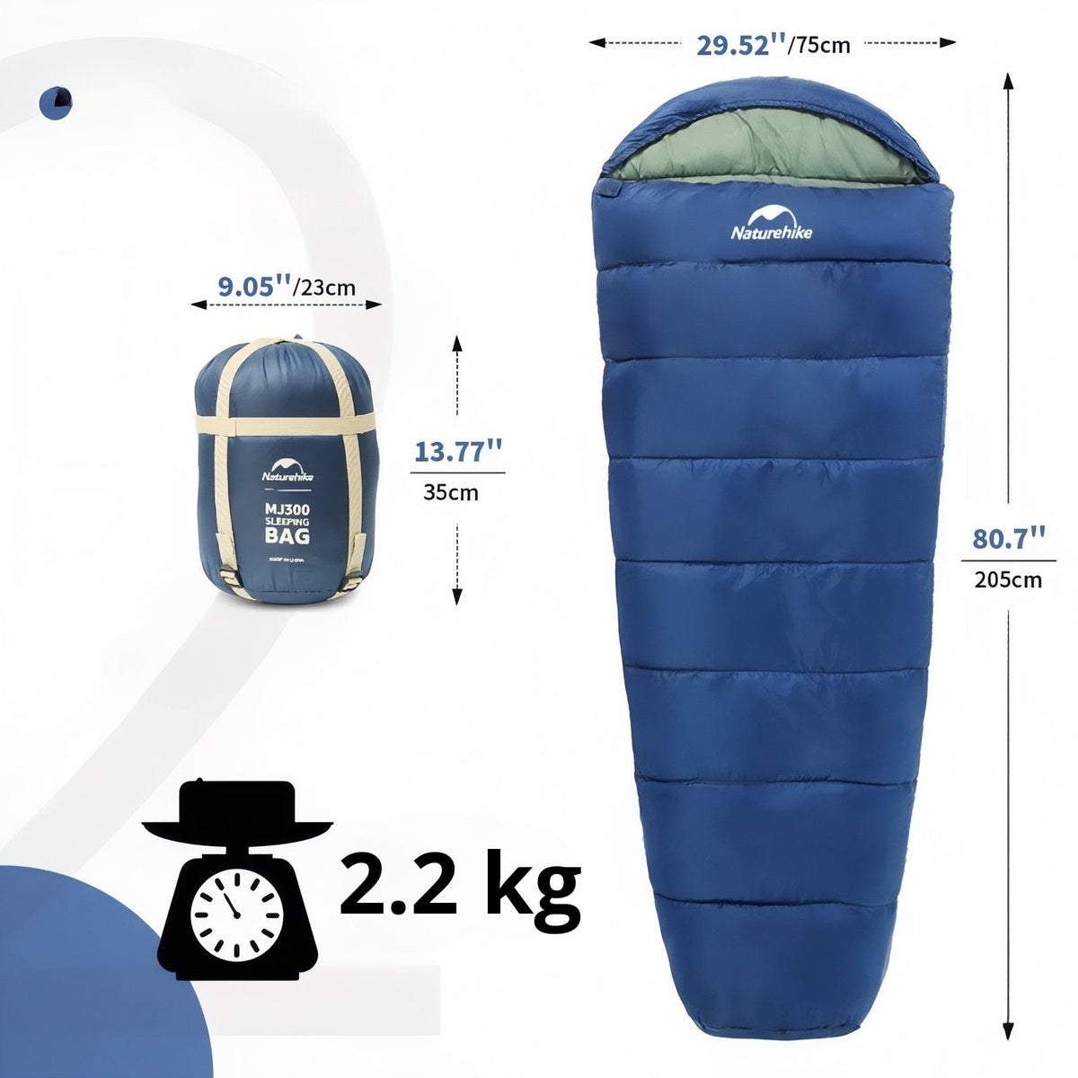 Sac de couchage 4 saisons -5°C momie synthétique – Esprit Baroudeur