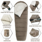 Sac de couchage grand froid -5°C synthétique – Esprit Baroudeur