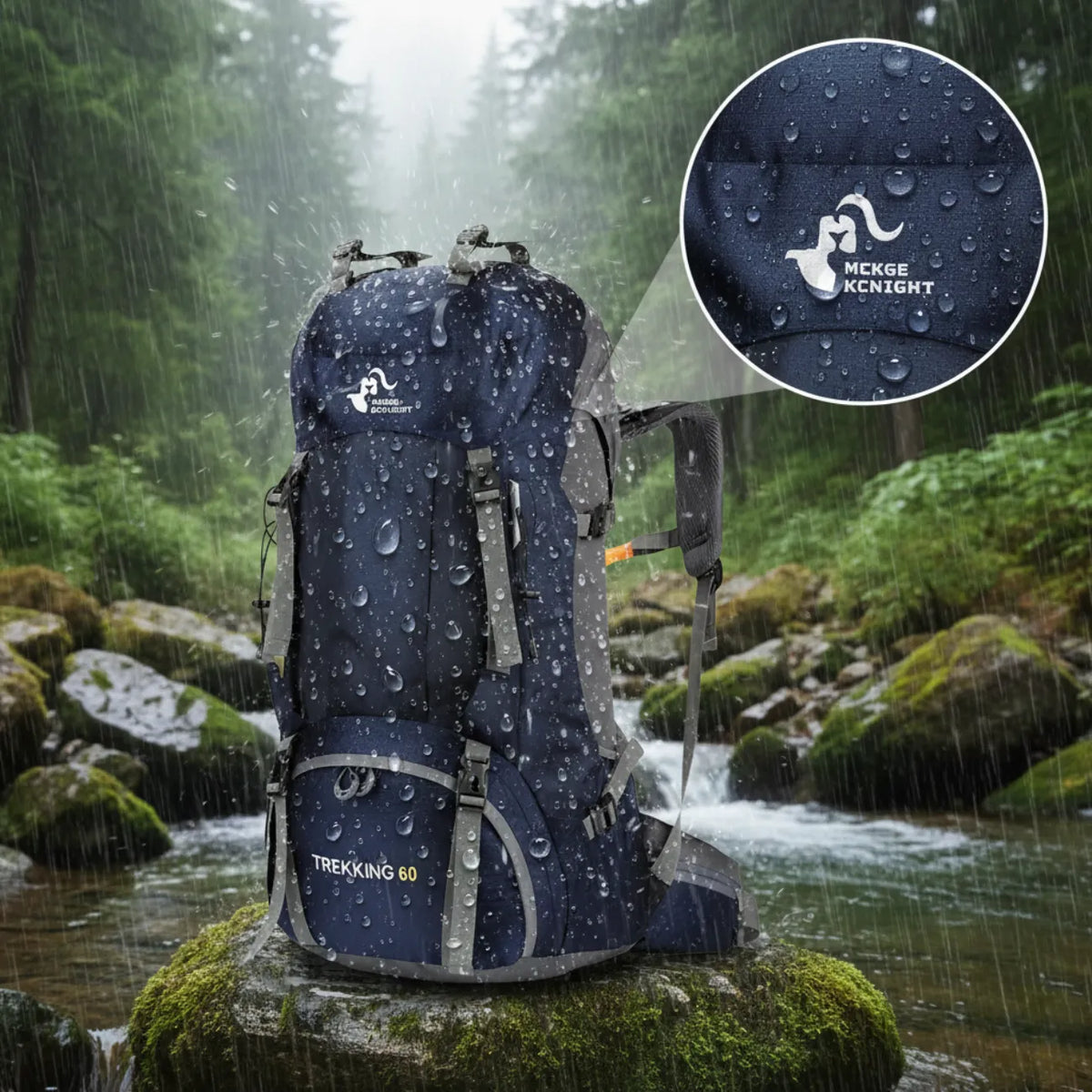 Sac à dos trekking 60L imperméable grande randonnée | Esprit Baroudeur