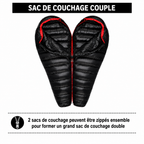 Sac de couchage grand froid -10°C en duvet d'oie – Esprit Baroudeur