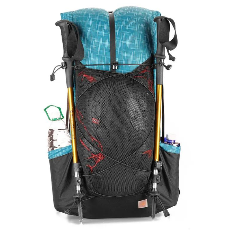 Sac à dos randonnée étanche 50L avec filet latéral | Esprit Baroudeur