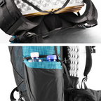Sac à dos randonnée étanche 50L avec filet latéral | Esprit Baroudeur