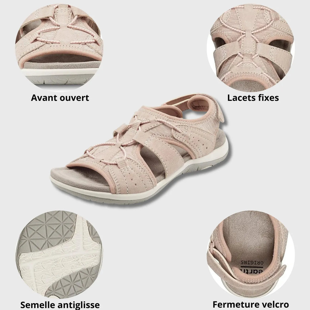 Sandales de rando légères à scratch pour sentiers | Esprit Baroudeur