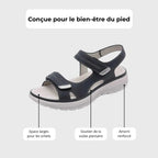Sandales de randonnée légères à scratch réglable | Esprit Baroudeur