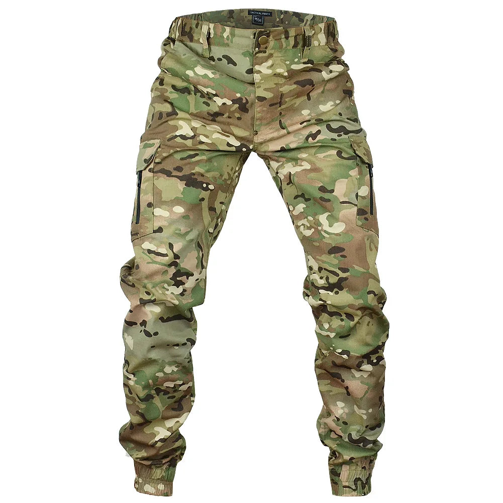 Pantalon randonnée militaire camouflage multi-poches tactique | Esprit Baroudeur