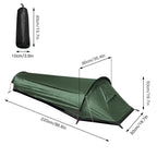 Tente Ultralight 1 Place Imperméable Trek Bivouac Solo