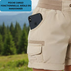 Short cargo avec poches latérales et taille élastiquée | Esprit Baroudeur