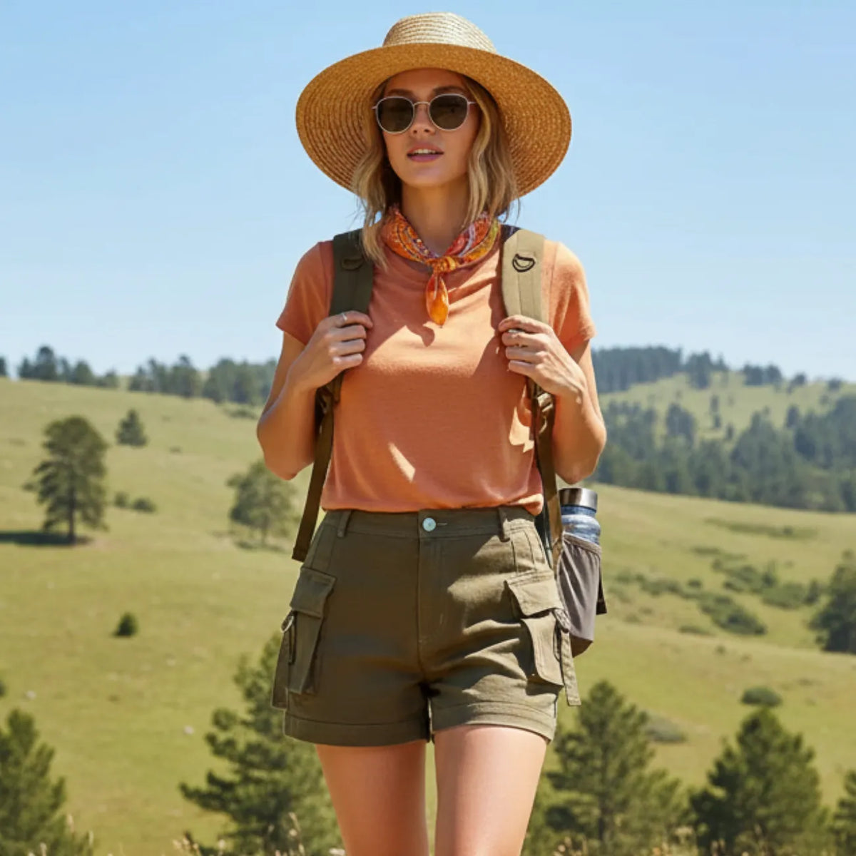 Short randonnée cargo avec poches latérales | Esprit Baroudeur