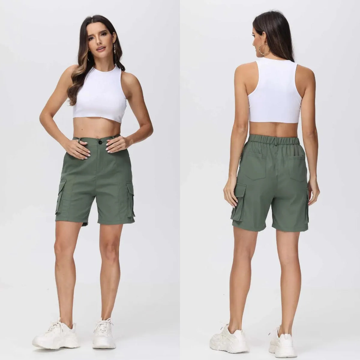 Short de trekking cargo avec poches latérales | Esprit Baroudeur