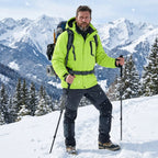 Veste chaude randonnée doublée polaire imperméable hiver | Esprit Baroudeur