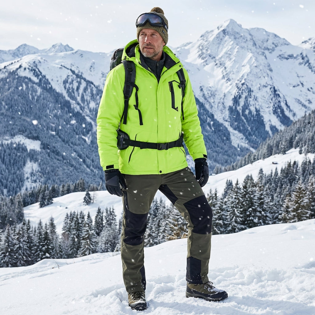 Veste chaude randonnée doublée polaire imperméable hiver | Esprit Baroudeur