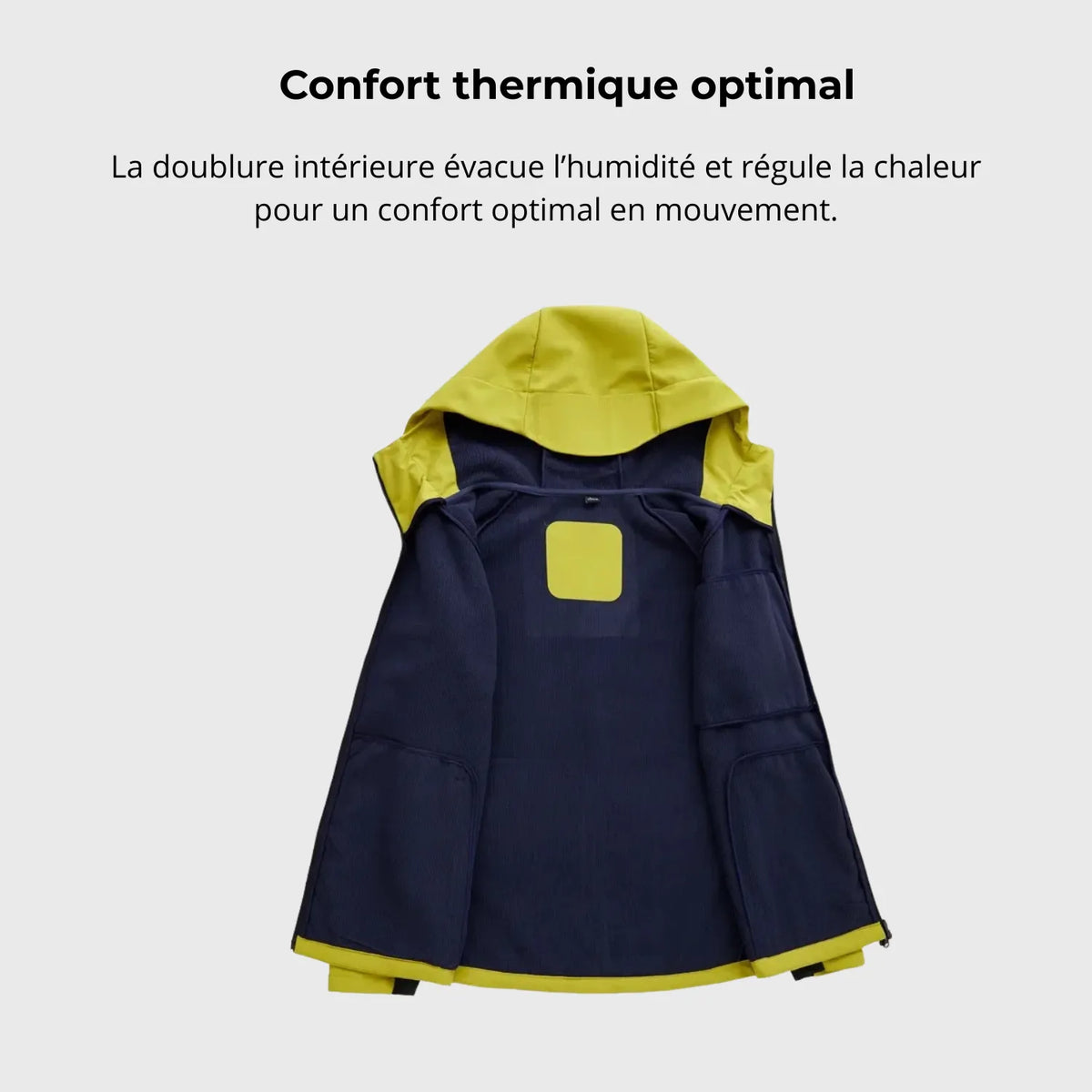 Veste outdoor imperméable à capuche pour randonnée | Esprit Baroudeur