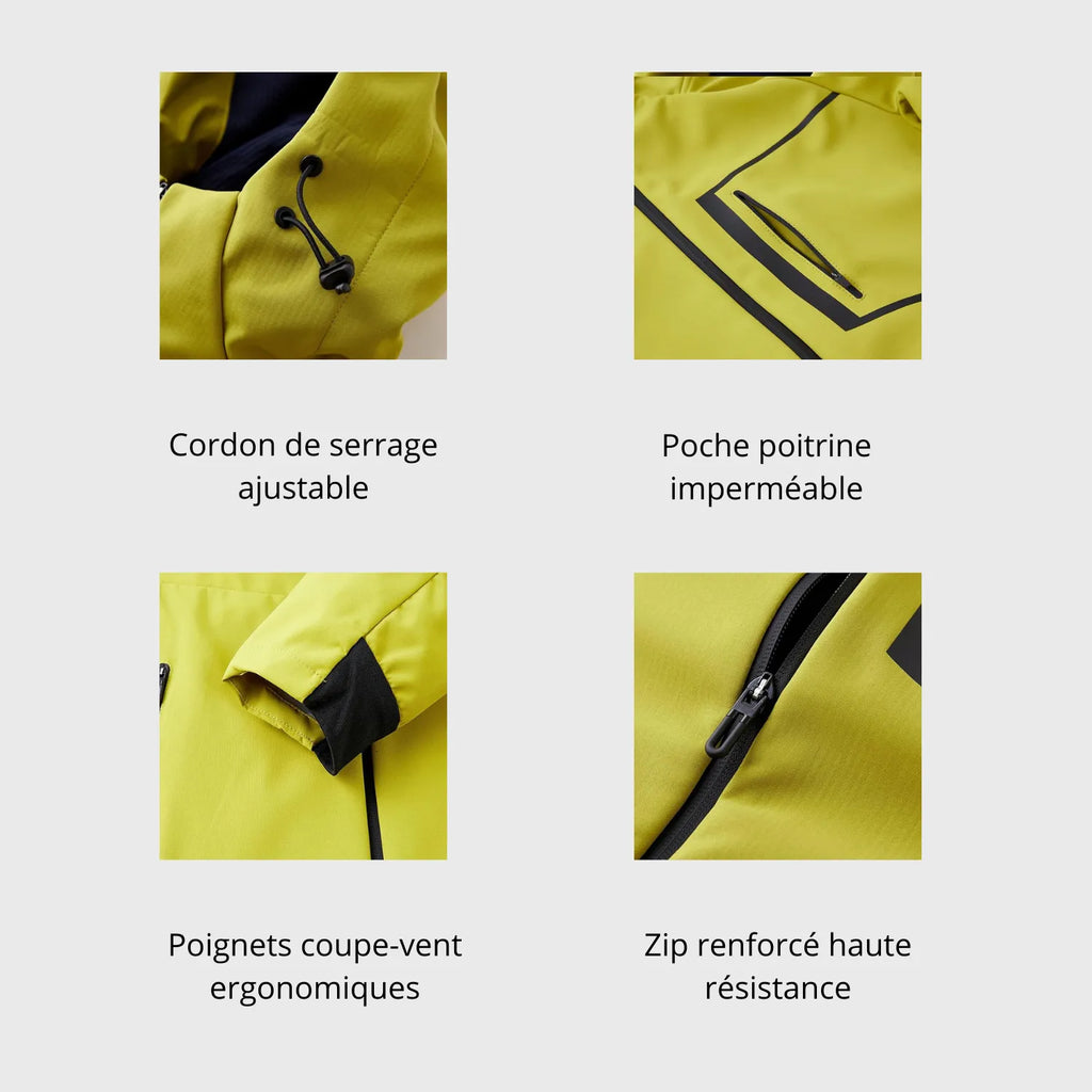 Veste outdoor imperméable à capuche pour randonnée | Esprit Baroudeur