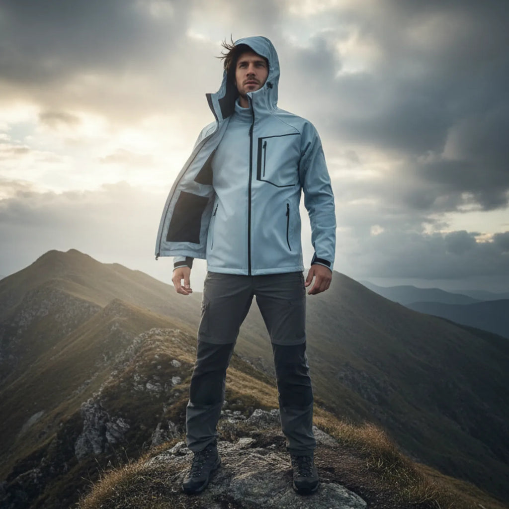 Veste outdoor imperméable à capuche pour randonnée | Esprit Baroudeur
