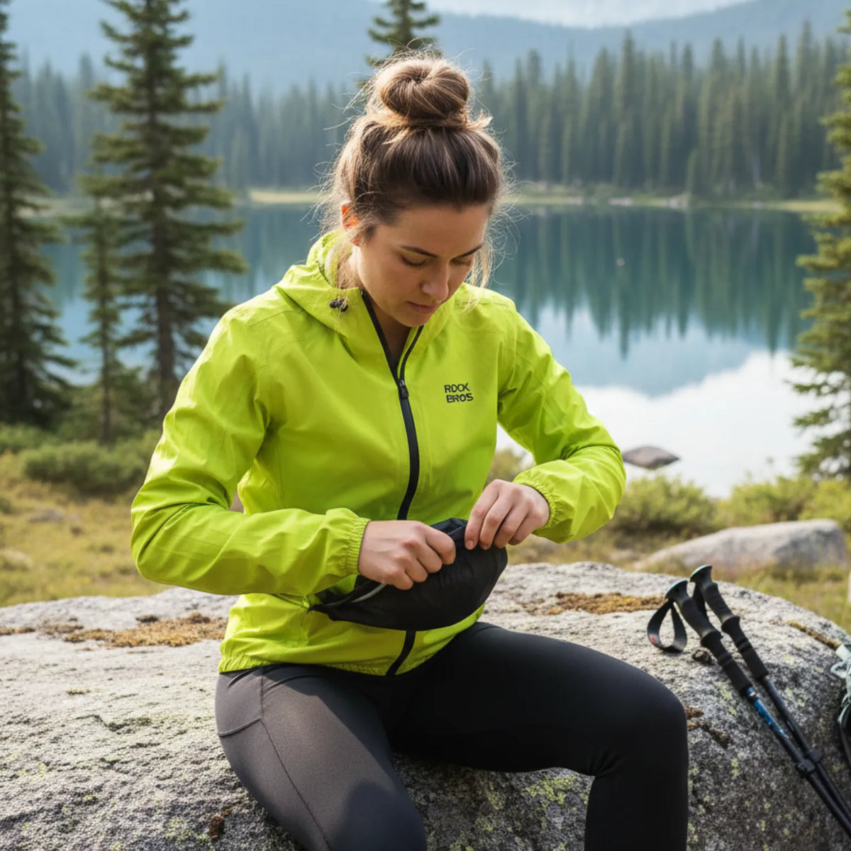Veste randonnée imperméable à capuche légère | Esprit Baroudeur