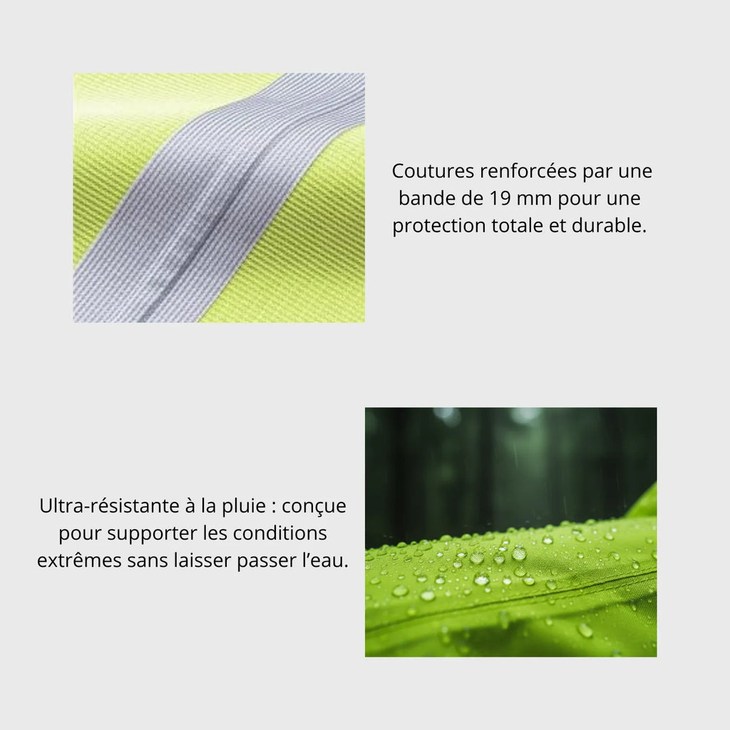 Veste randonnée imperméable à capuche légère | Esprit Baroudeur