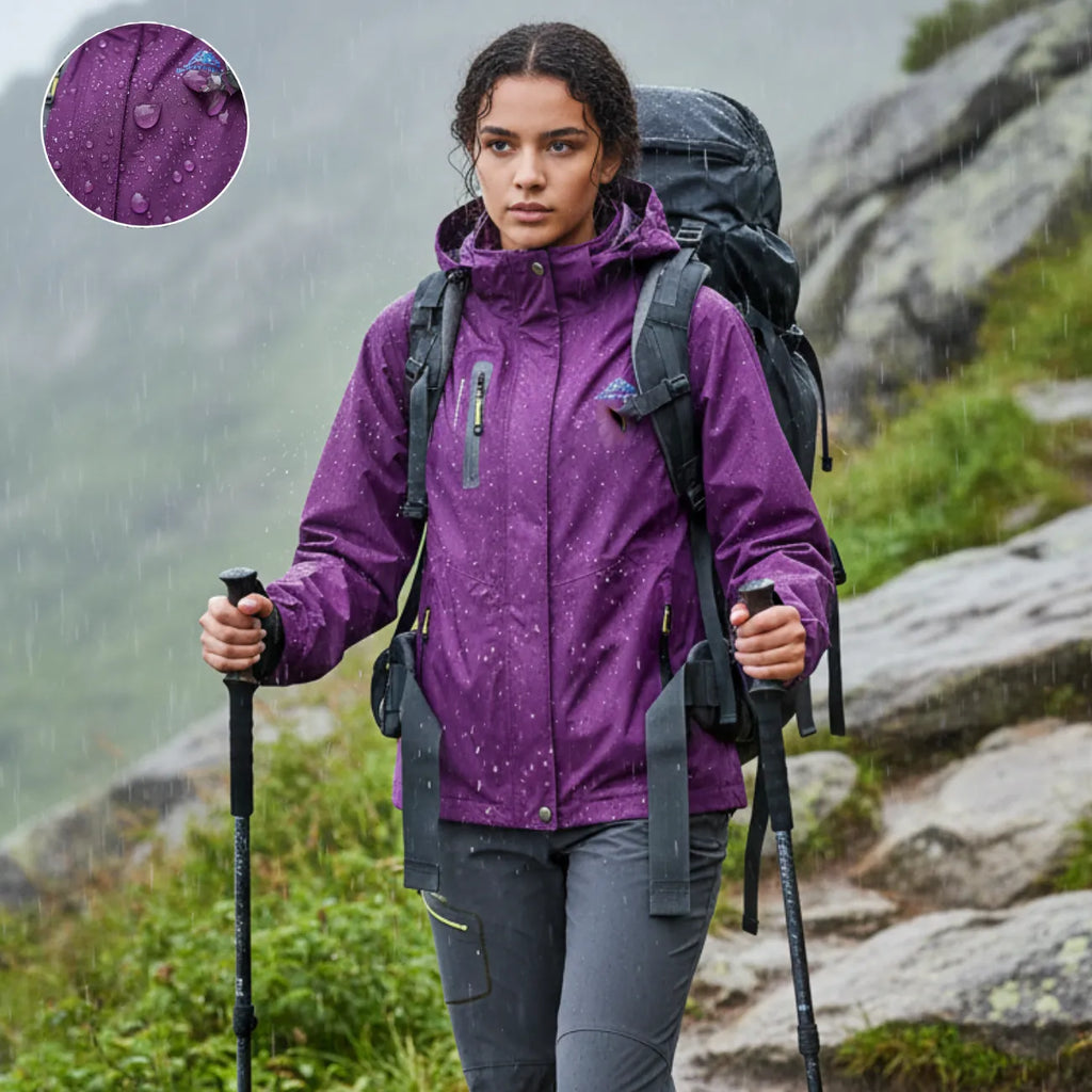 Veste de montagne imperméable à capuche pour randonnée | Esprit Baroudeur