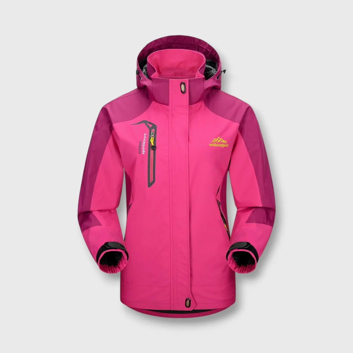 Veste de pluie de trekking imperméable à capuche | Esprit Baroudeur