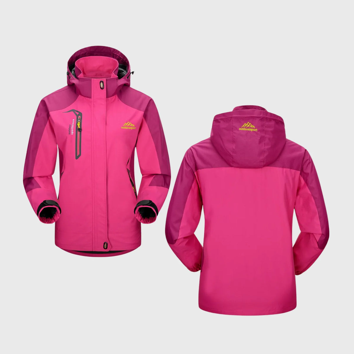 Veste de pluie de trekking imperméable à capuche | Esprit Baroudeur