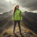 Veste de pluie de trekking imperméable à capuche | Esprit Baroudeur