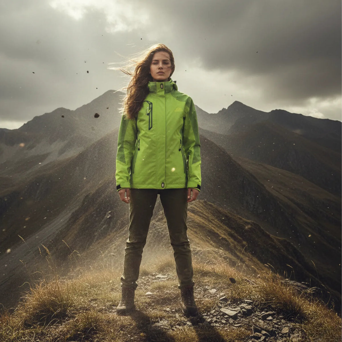 Veste de pluie de trekking imperméable à capuche | Esprit Baroudeur