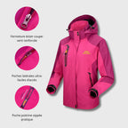 Veste de pluie de trekking imperméable à capuche | Esprit Baroudeur
