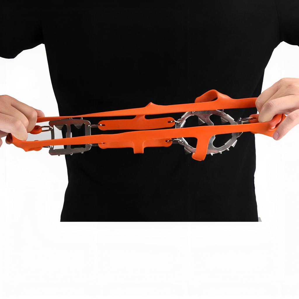 Crampons randonnée neige 18 dents acier inoxydable | Esprit Baroudeur