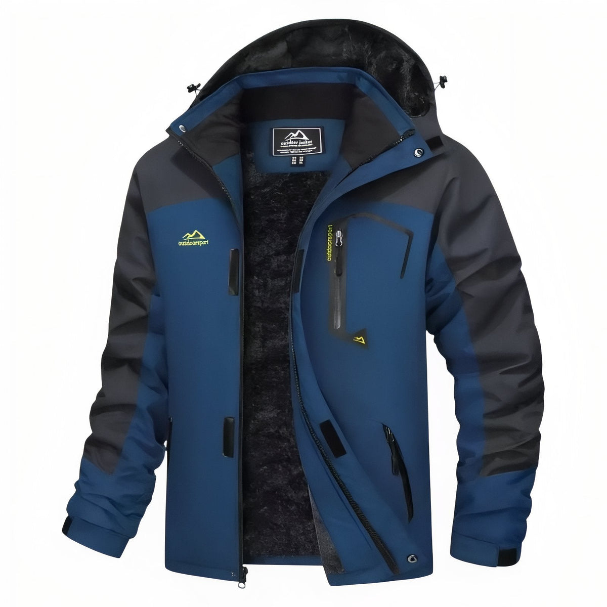 Veste chaude randonnée doublée polaire imperméable hiver | Esprit Baroudeur