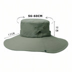 Chapeau de randonnée imperméable à large bord avec jugulaire | Esprit Baroudeur