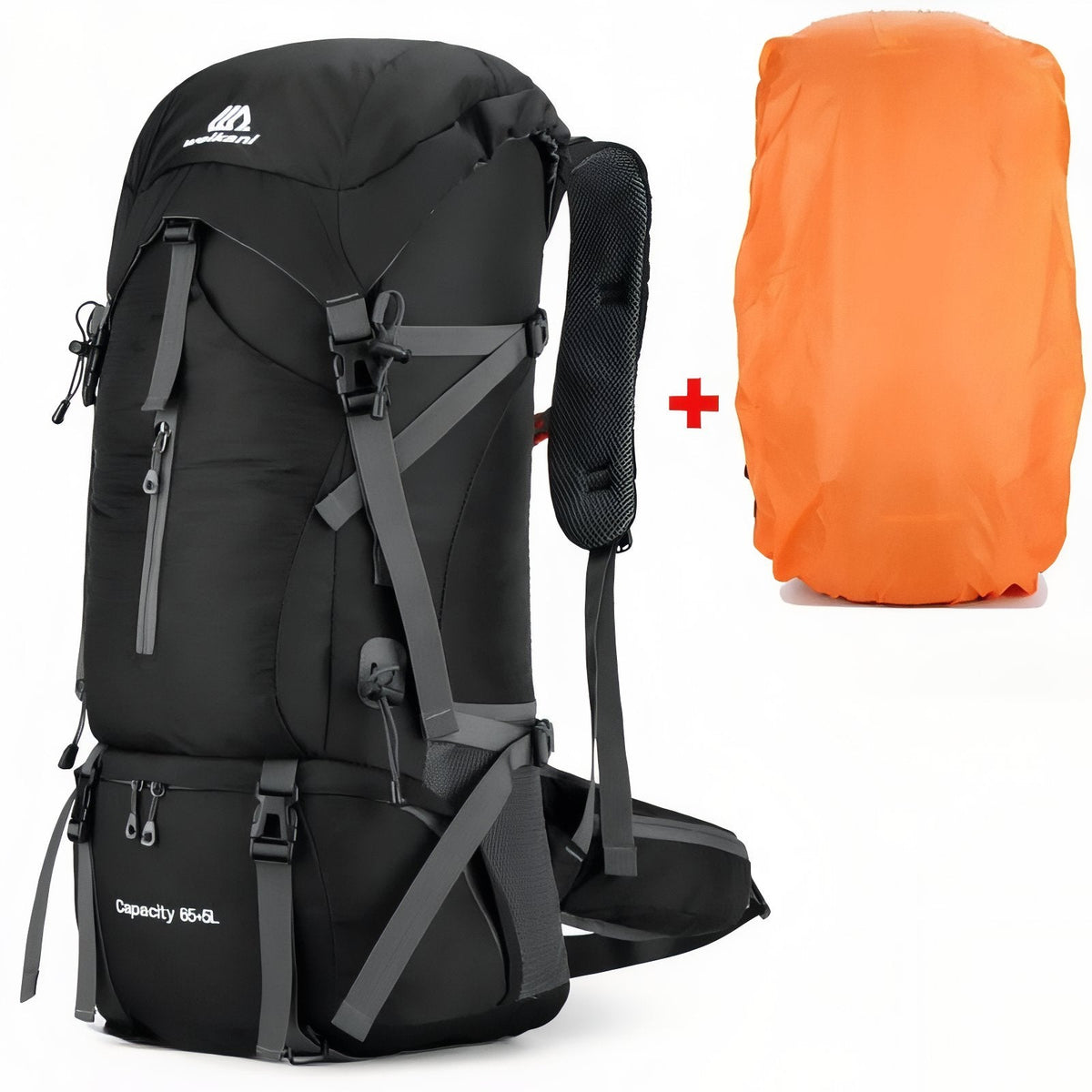 Sac à dos randonnée 70L avec housse de pluie | Esprit Baroudeur