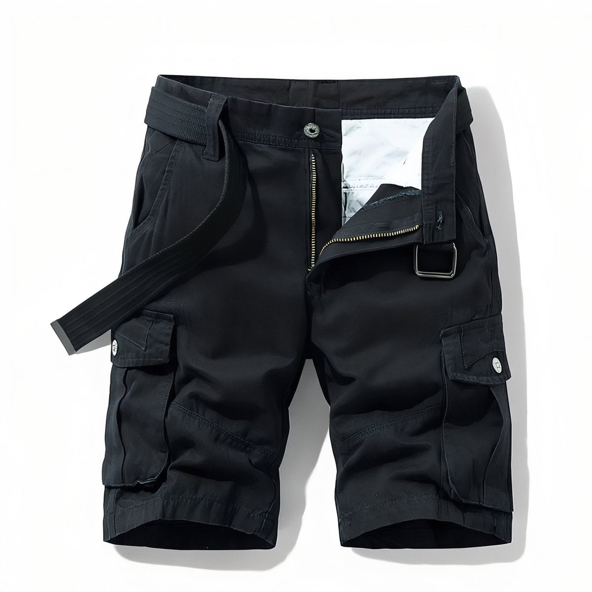 Bermuda randonnée multi-poches avec ceinture incluse | Esprit Baroudeur