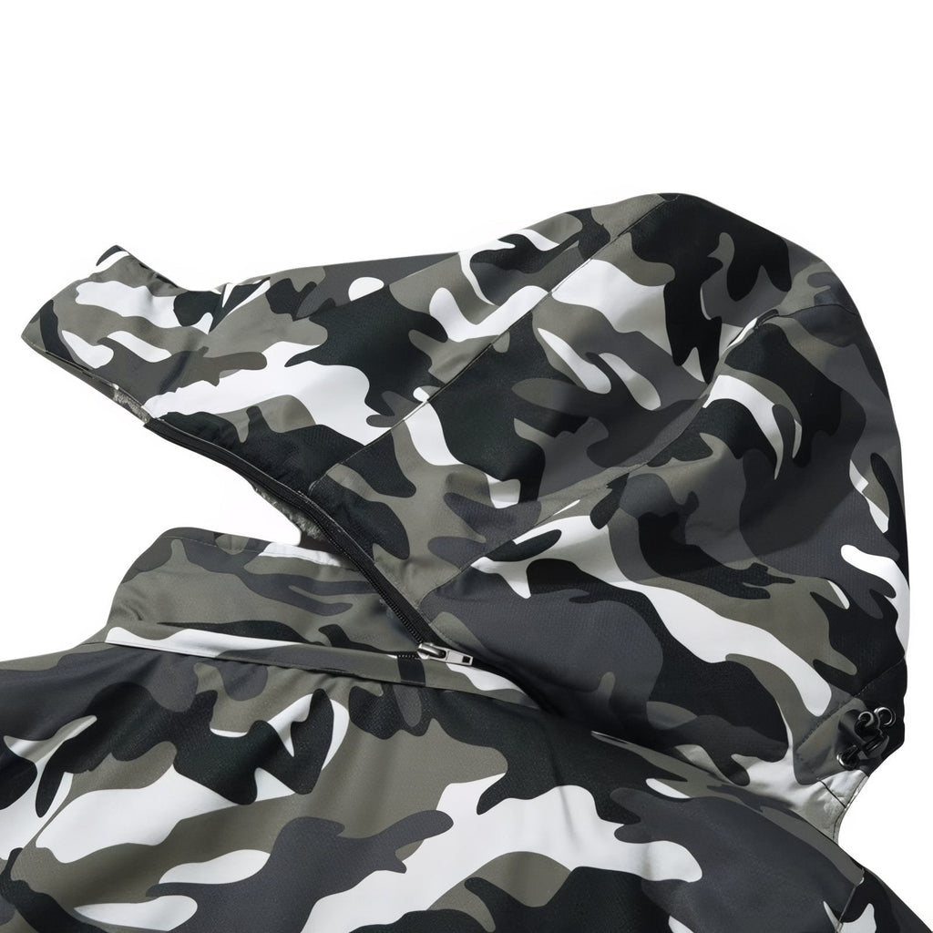 Veste camouflage randonnée imperméable doublée capuche | Esprit Baroudeur