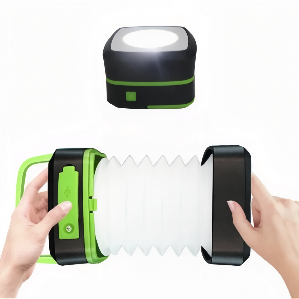 Lanterne solaire pliable de camping rechargeable LED | Esprit Baroudeur
