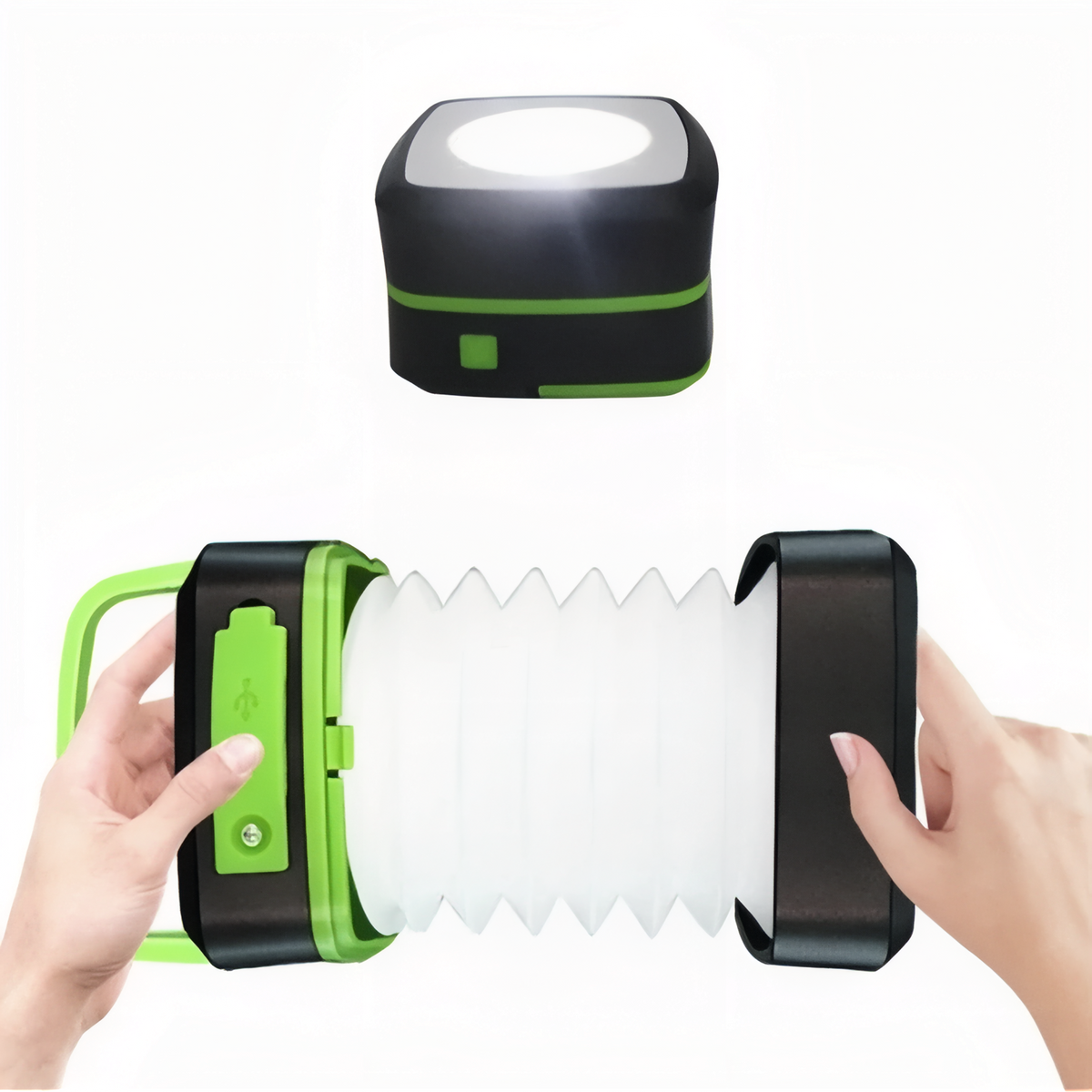 Lanterne solaire pliable de camping rechargeable LED | Esprit Baroudeur