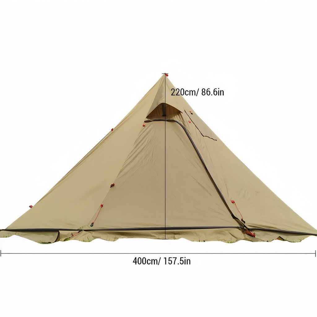 Tente Tipi Hiver Familiale 4 à 6 Places