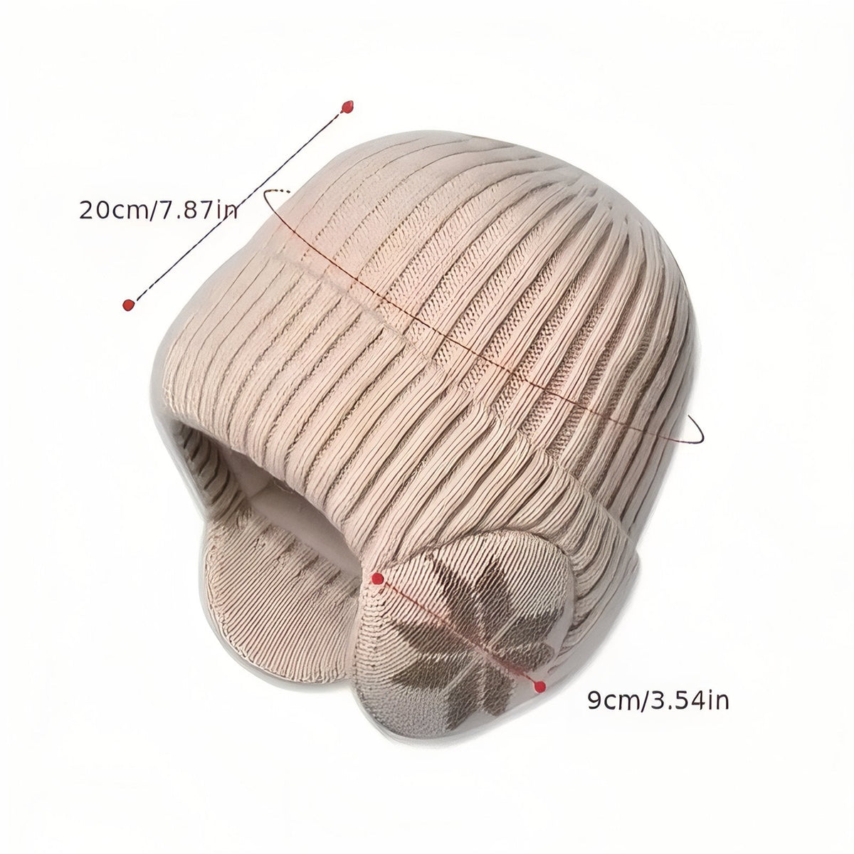 Bonnet cache-oreille tricoté motif flocon hiver | Esprit Baroudeur