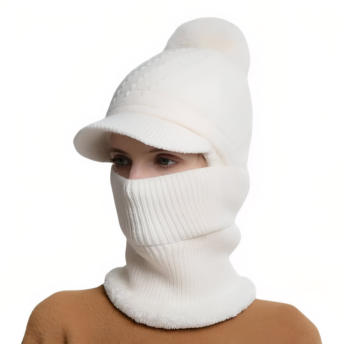 Bonnet casquette écharpe 3 en 1 hiver chaud | Esprit Baroudeur