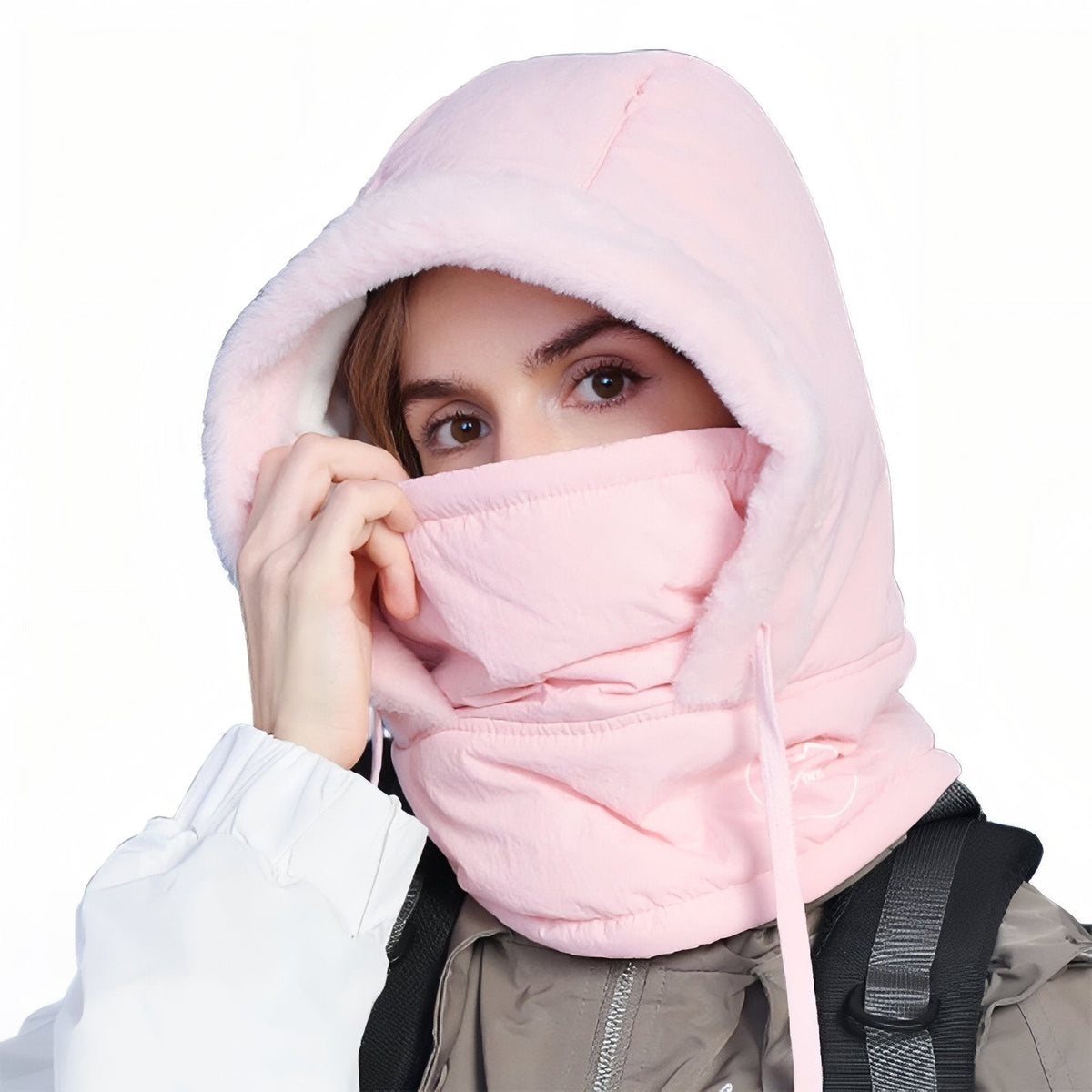 Cagoule chaude randonnée hiver avec protection visage | Esprit Baroudeur