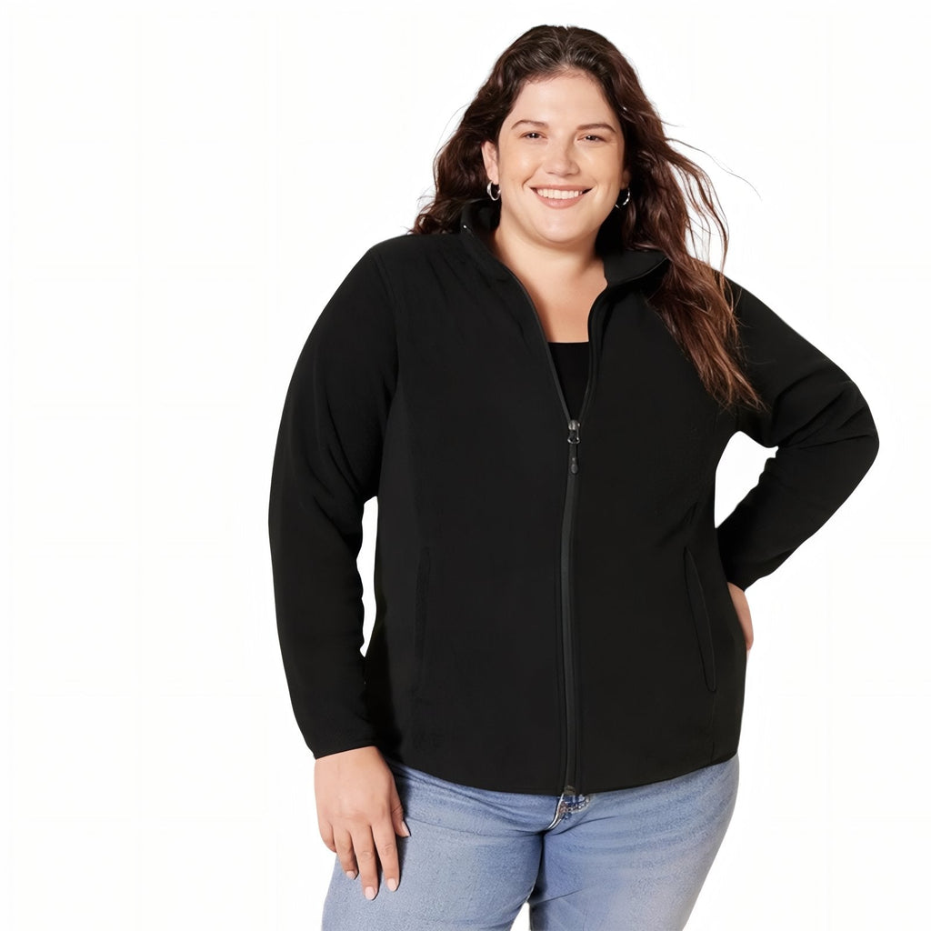 Veste polaire randonnée zippée col montant poches | Esprit Baroudeur
