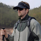 Casquette visière avec lunettes de soleil intégrées randonnée | Esprit Baroudeur