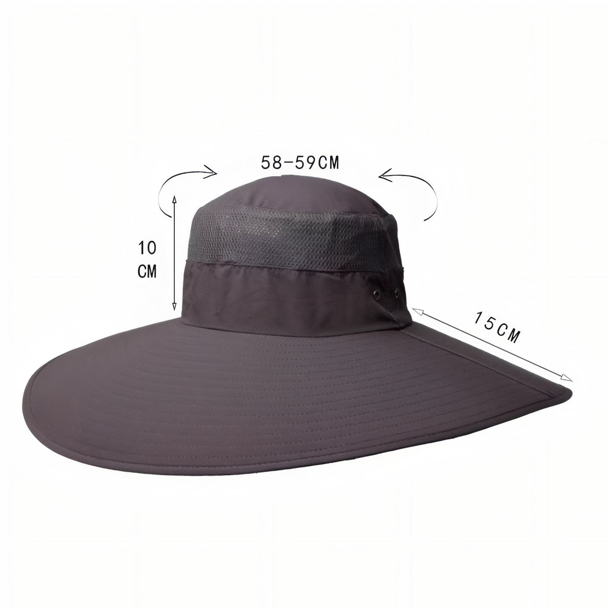 Chapeau randonnée anti-UV avec protection nuque et visage | Esprit Baroudeur