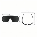 Lunettes de soleil de randonnée sport grand écran UV400 | Esprit Baroudeur