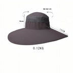 Chapeau à large bord randonnée avec protection solaire | Esprit Baroudeur