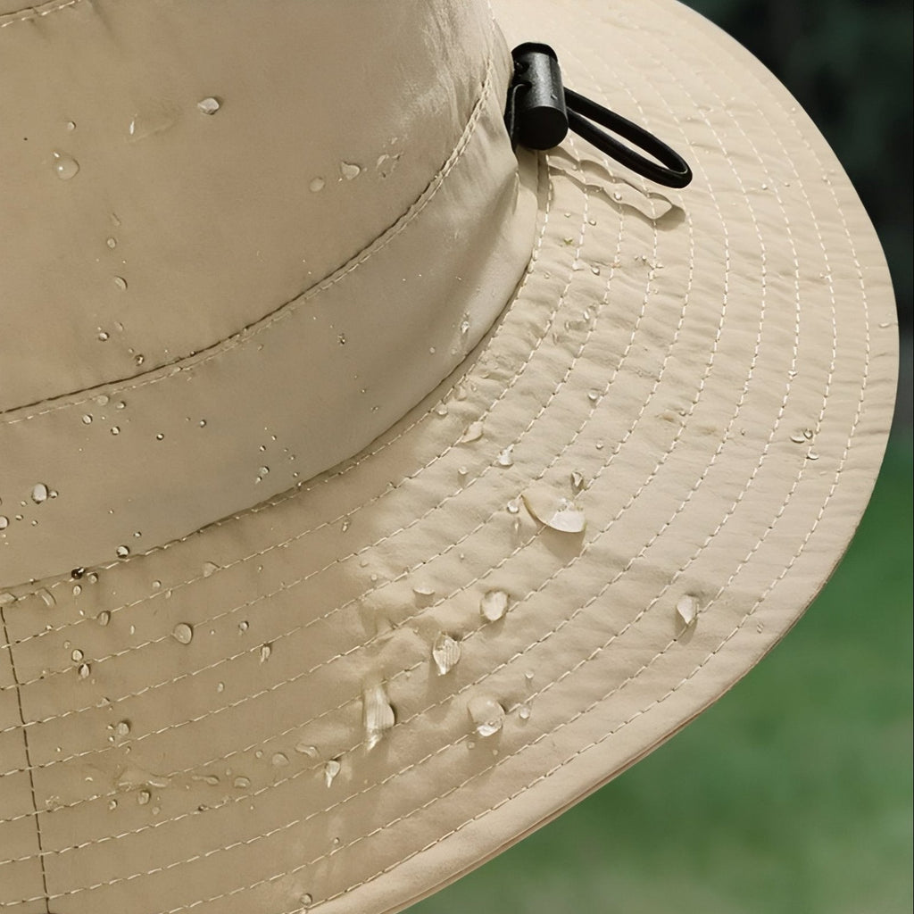 Chapeau de randonnée pliable imperméable avec cordon ajustable | Esprit Baroudeur