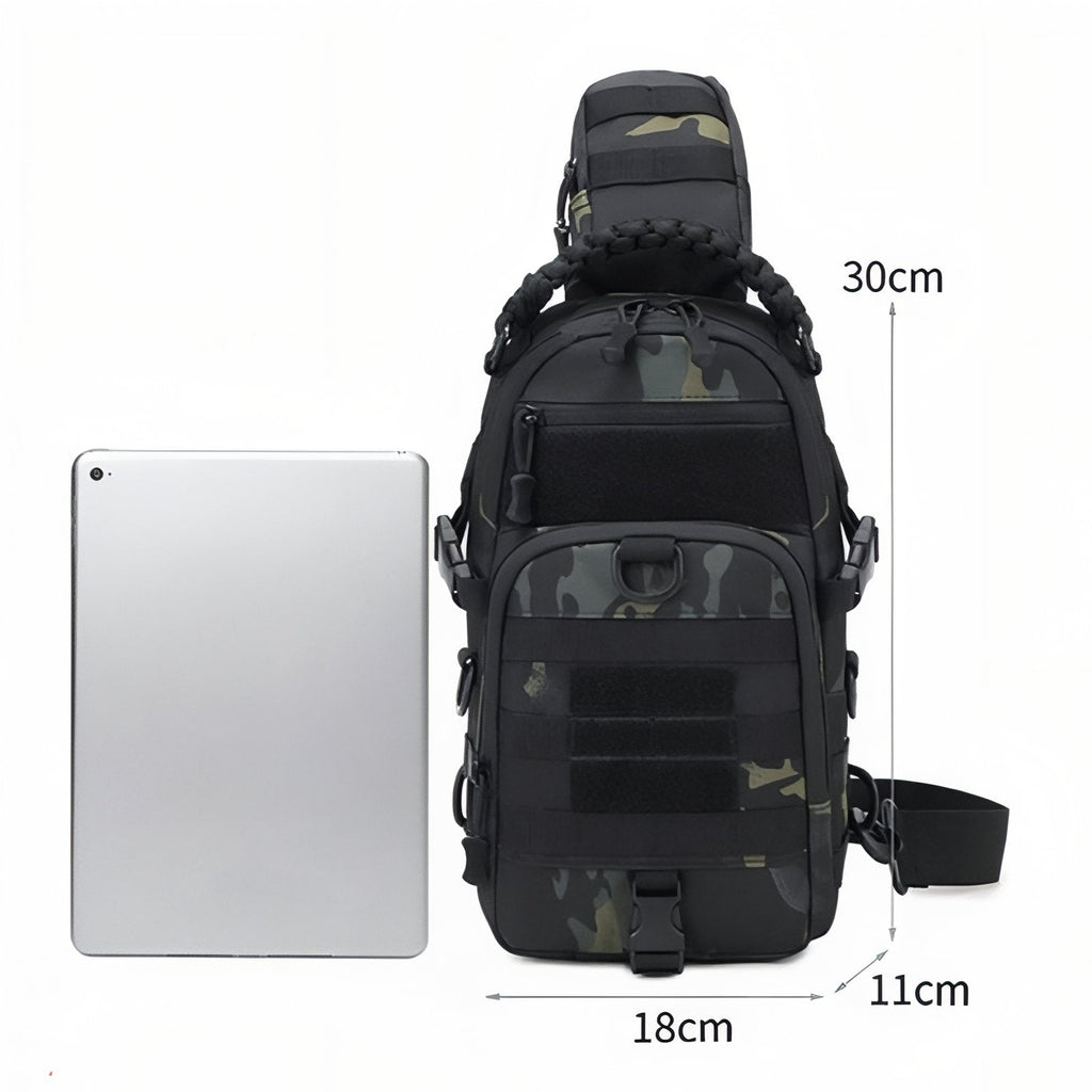 Sac bandoulière randonnée tactique multipoches sport outdoor | Esprit Baroudeur