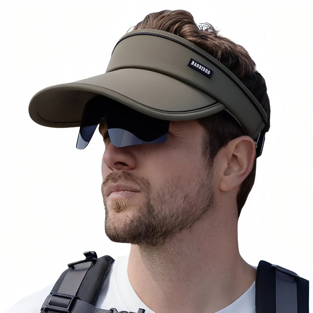 Casquette visière avec lunettes de soleil intégrées randonnée | Esprit Baroudeur